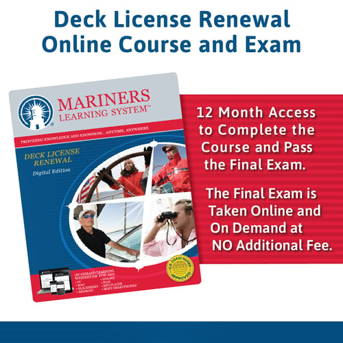 Deck License Renewal Online Course & Exam
